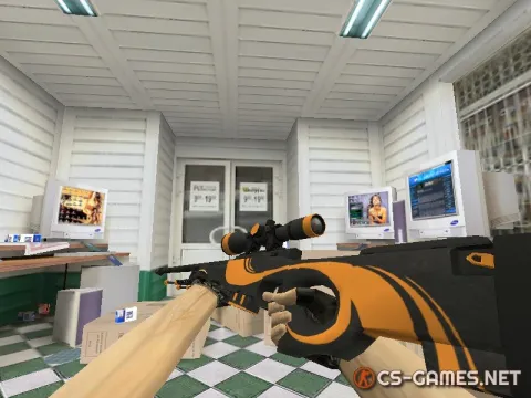 Модель HD AWP «Orange Dash» для CS 1.6
