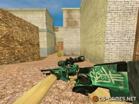 Модель HD AWP «Toxic Goblin» для CS 1.6