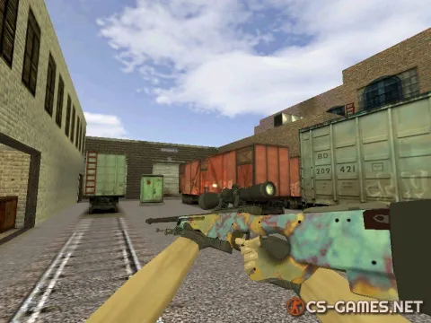 Модель HD AWP «Case Hardened» для CS 1.6