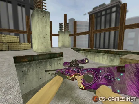 Модель HD AWP «Wrath Of Poseidon» для CS 1.6