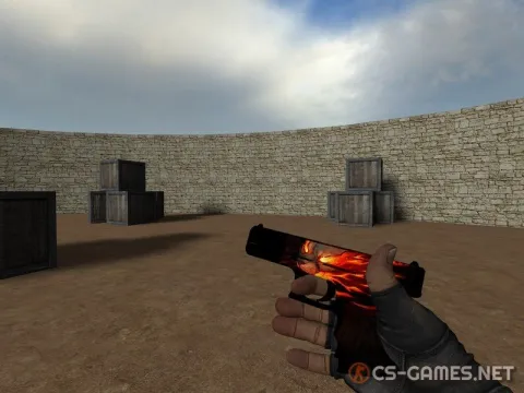 Модель Glock-18 «Fire lion» для CSS v34