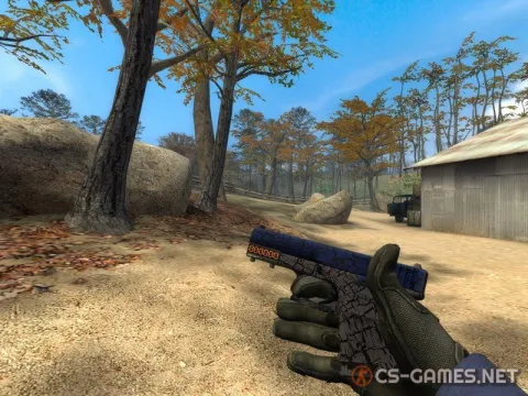 Модель Glock-18 «Cиняя трещина» для CSS v34