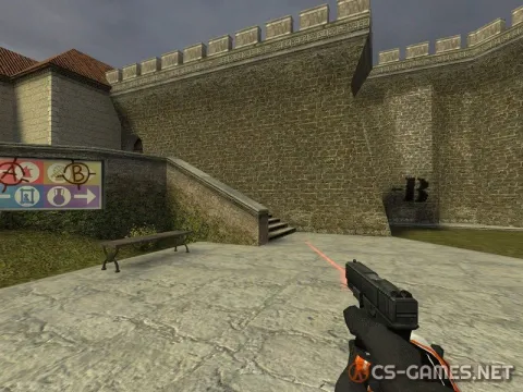 Модель Glock-18 «C лазером» для CSS v34