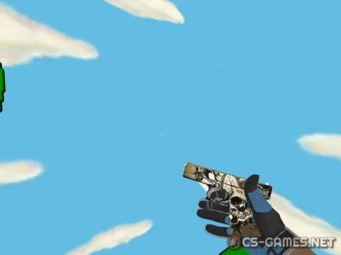 Модель Glock-18 «Skull» для CSS v34