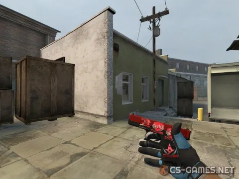 Модель Glock «Candy Apple» с наклейками для CSS v34