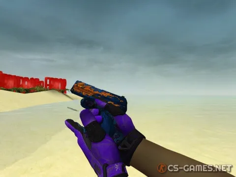 Модель P2000 «Fire Elemental» для CSS v34