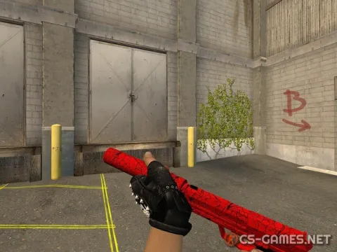 Модель USP-S «Crimson Web» для CSS v34
