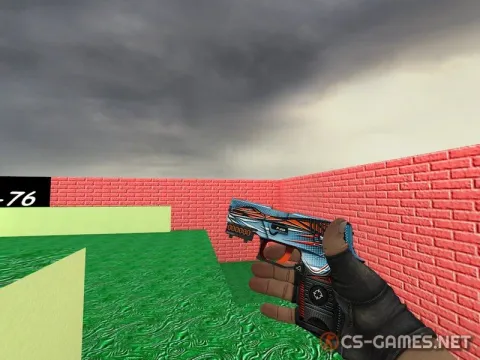 Модель P250 «Shards Of Inferno» для CSS v34