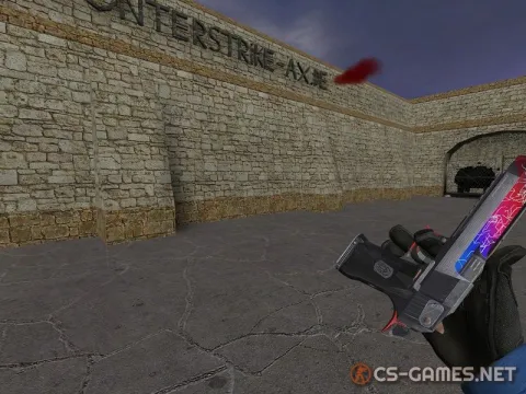 Модель Desert Eagle «Supercharged Red» для CSS v34
