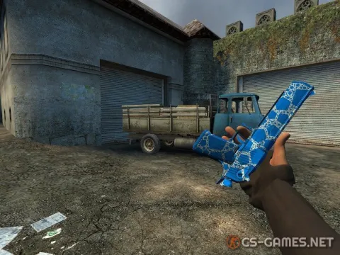 Модель Desert Eagle «Blue Polygon» для CSS v34