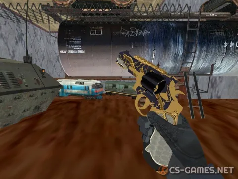 Модель R8 Revolver «Золотая спираль» для CSS v34