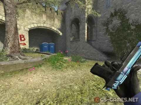 Модель Desert Eagle «Blue Metall» для CSS v34