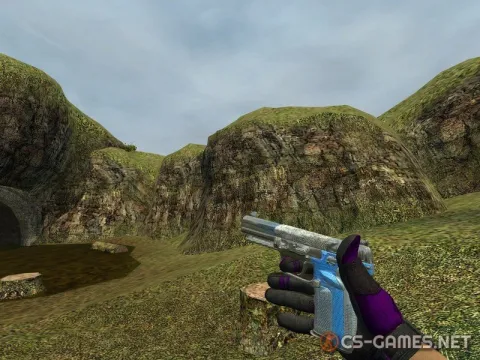 Модель Five-Seven «Bark Beetle Blue» для CSS v34