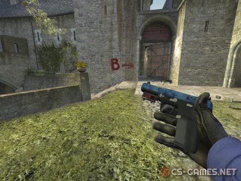 Модель Five-SeveN «Case-Hardened Blue Gem» для CSS v34