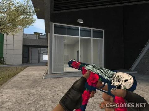 Модель Tec-9 «Rose Death» для CSS v34
