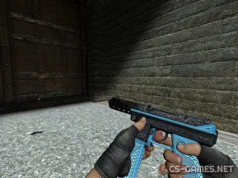 Модель Tec-9 «Tread Blue» для CSS v34