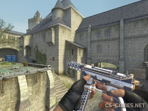 Модель Tec-9 «Force Orange Purple» для CSS v34
