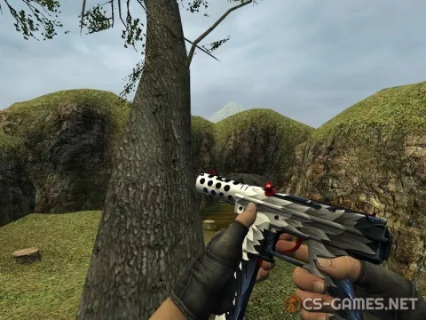 Модель Tec-9 «White Fang» для CSS v34