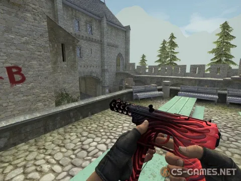 Модель Tec-9 «Obsidian» для CSS v34