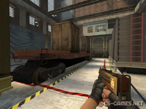 Модель MAC-10 «Amber Fade с наклейкой» для CSS v34