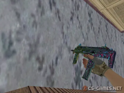 Модель MP7 «Неоновые Жилки» для CSS v34