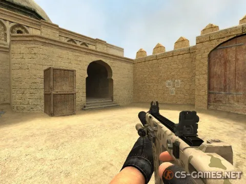 Модель MP5 «Kris Super камуфляж» для CSS v34