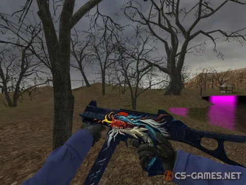 Модель UMP-45 «Dragonfire» для CSS v34