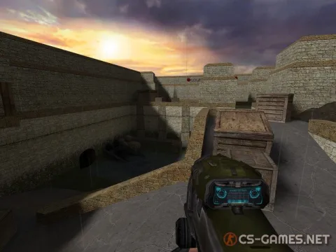 Модель P90 «Автомат из doom3» для CSS v34