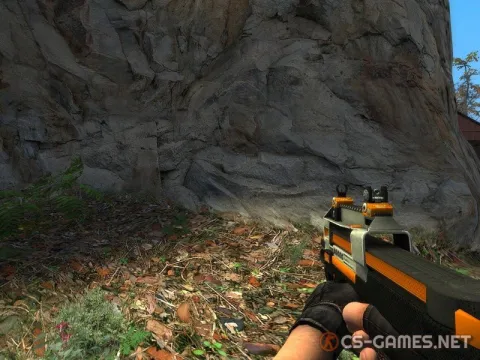 Модель P90 «Carbon C-6 оранжевый» для CSS v34