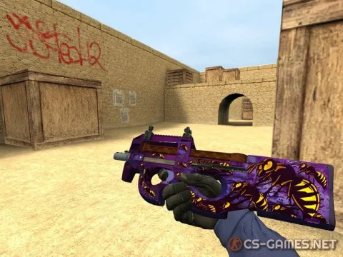 Модель P90 «THE SWARM» для CSS v34