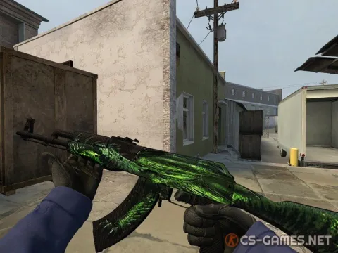 Модель AK-47 «Изумрудный дракон» для CSS v34