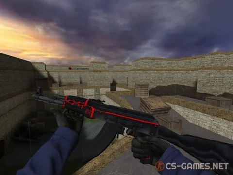 Модель AK-47 «Red Rose» для CSS v34
