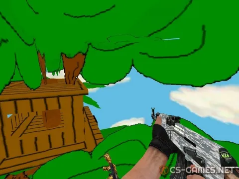 Модель AK-47 «Digital» для CSS v34