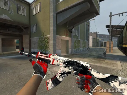 Модель AK-47 «WarZilla Red Rage» для CSS v34