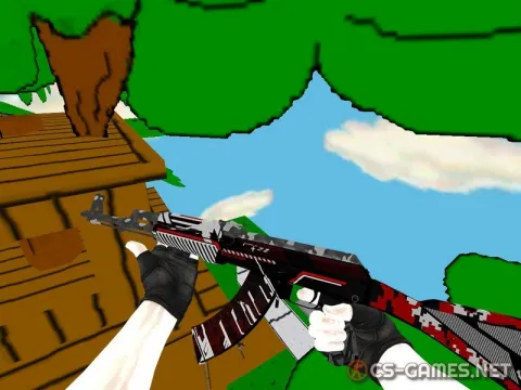 Модель AK-47 «Military Carbon» для CSS v34