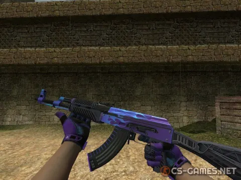 Модель AK-47 «Road Hog Purple» для CSS v34