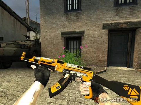 Модель AK-47 «Turbine Orange» для CSS v34