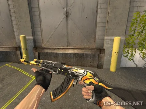Модель AK-47 «Snake Fury» для CSS v34
