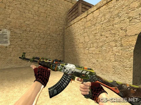 Модель AK-47 «Skulliosis» для CSS v34