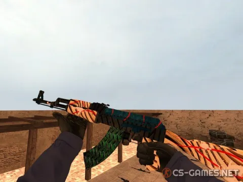 Модель AK-47 «Wood and steel» для CSS v34