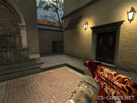 Модель AK-47 «Red-Gold Dragon» для CSS v34