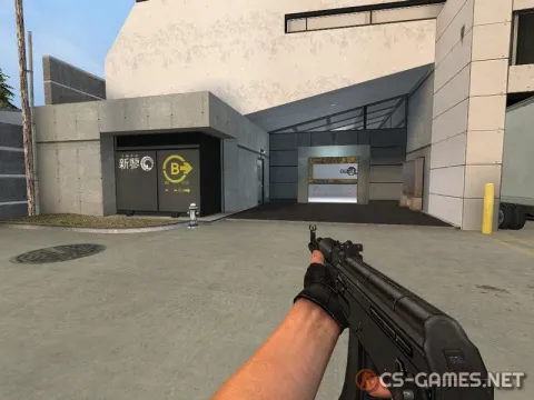 Модель AK-47 «Black retextur​ed» для CSS v34