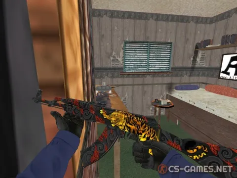 Модель AK-47 «Tiger Strike» для CSS v34
