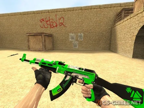 Модель AK-47 «Turbine Green» для CSS v34