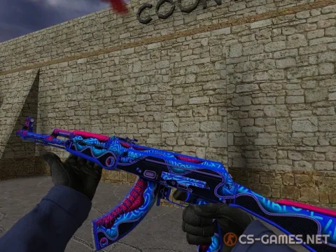 Модель AK-47 «Red Ice» для CSS v34