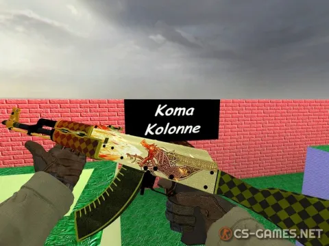 Модель AK-47 «Dragon Lore» для CSS v34