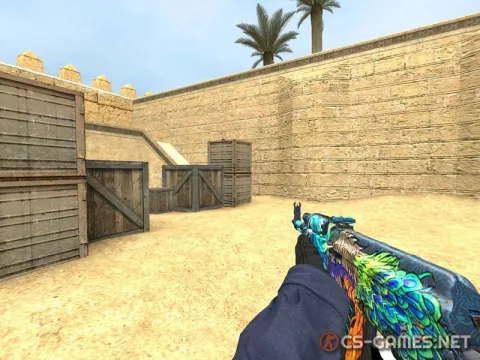 Модель AK-47 «Furious Peacock» для CSS v34