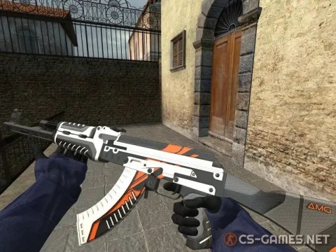Модель AK-47 «Vulcan Orange» для CSS v34
