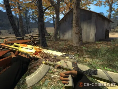 Модель AK-47 «Dragon lore v2.0» для CSS v34