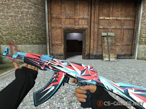 Модель AK-47 «Буйство Красок» для CSS v34